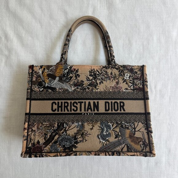 Dior Book Tote Embroidered Floral Canvas - BRAND NEW - Picture 5 of 11